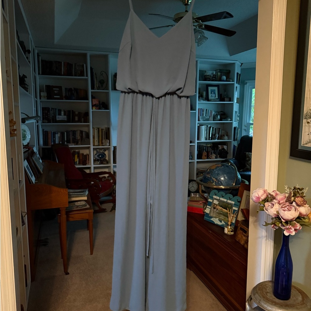Elegant Blue Women's Dress